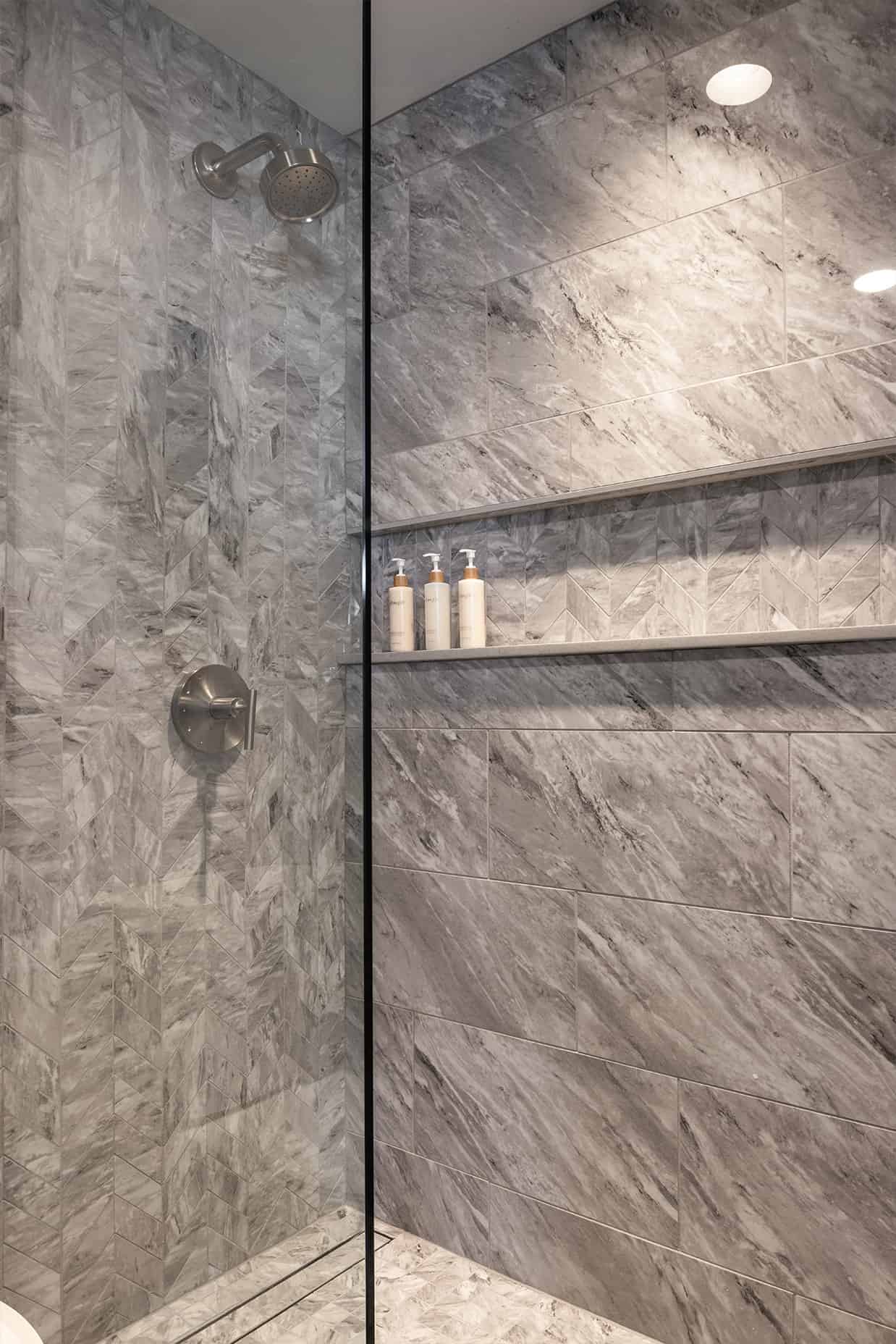 Shower in The Sunset Suite at Orli La Jolla boutique hotel